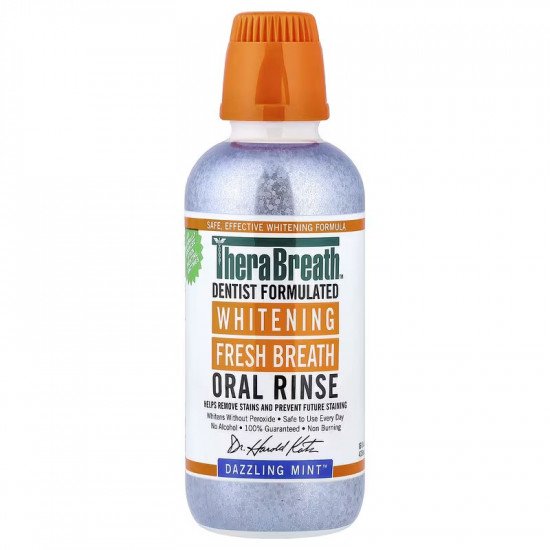 غسول الفم بالنعناع المبيض من ثيرابريث - 473 مل