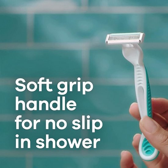 شفرات جيليت فينوس 3 للنساء للاستخدام مرة واحدة، 6 قطع شفرات جيليت فينوس 3 للنساء للاستخدام مرة واحدة، 6 قطع