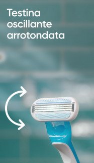 ماكينة حلاقة جيليت فينوس أوشيانا للاستخدام مرة واحدة تحتوي على 4 شفرات 