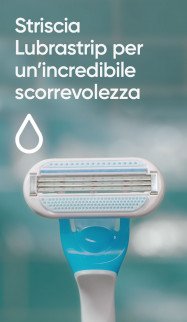 ماكينة حلاقة جيليت فينوس أوشيانا للاستخدام مرة واحدة تحتوي على 4 شفرات 