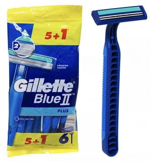 مجموعة شفرات حلاقة للاستخدام مرة واحدة من جيليت ، 5 + 1 قطعة