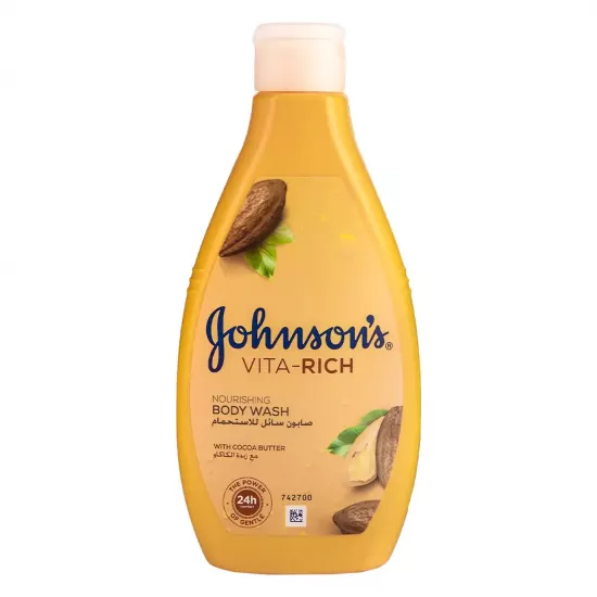 غسول الجسم فيتا ريتش من جونسون بزبدة الكاكاو 250مل 