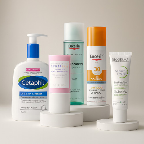 مجموعة العناية بالبشرة الدهنية مجموعة العناية بالبشرة الدهنية