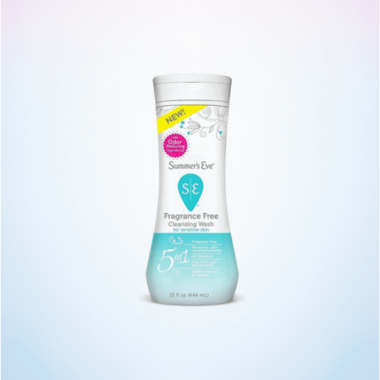 غسول المنطقة الحساسة خالي من العطر للبشرة الحساسة من سمرز ايف- 444مل