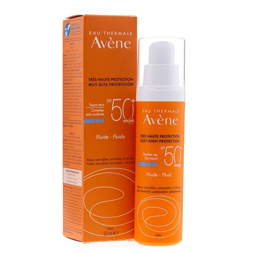 واقي شمس سائل بحماية فائقة بعامل حماية 50+ من افين - 50 مل