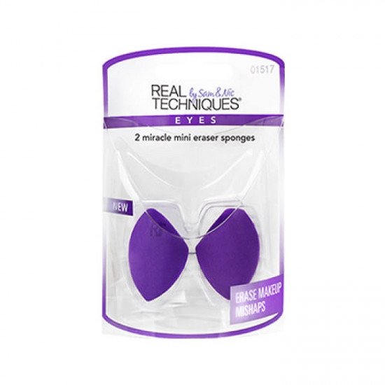 اسفنجة تعديل المكياج ميركل ايريزر من ريل تكنيك _ 2قطعة