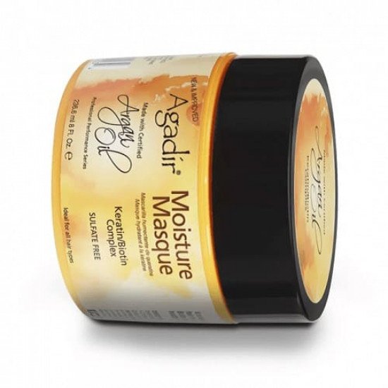 قناع زيت الأرغان المرطب والمغذي للشعر من أغادير - 236.6مل