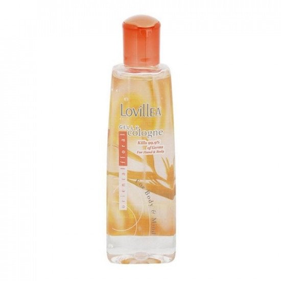 جل كولونيا بقوام هلامي للجسم والوجه بالأزهار الشرقية شفاف/ أصفر 200مل