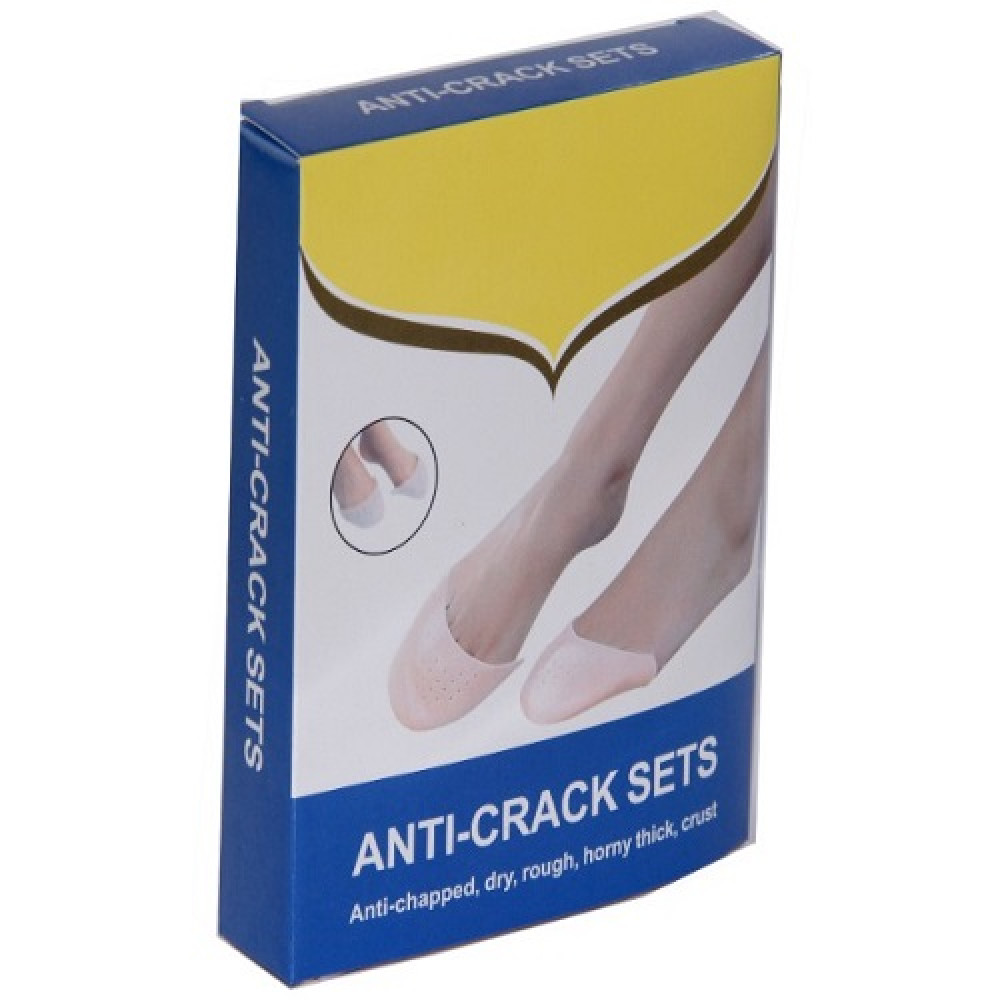 جورب تقشير الأقدام من الكراك - بيج