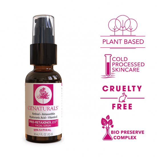 سيروم الوجه برو ريتاكسينول 2.5 من اوز ناتشورال - 30مل