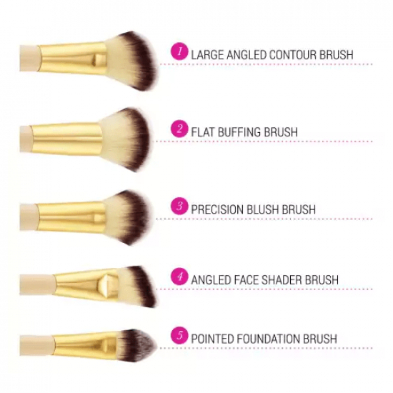 مجموعة فرش مكياج من بي اتش - 12 فرشاة مجموعة فرش مكياج من بي اتش - 12 فرشاة