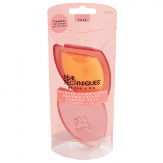 اسفنجه مكياج ميركل بغطاء سفر من ريل تكنيك