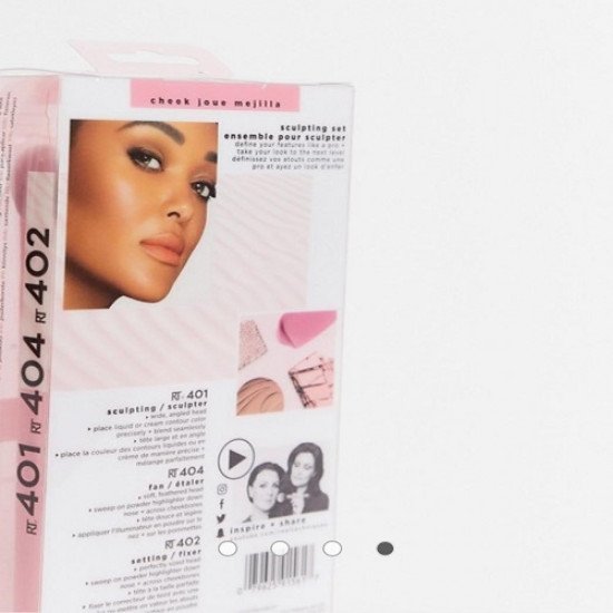 مجموعة فرش تحديد الوجه من ريل تكنيك - 3فرش مجموعة فرش تحديد الوجه من ريل تكنيك - 3فرش