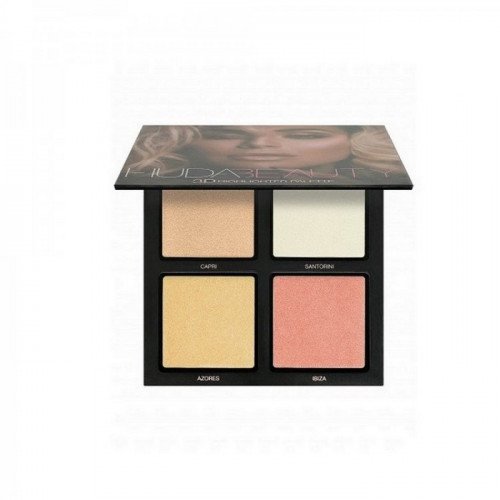 مجموعة إضاءة هايلايتر ثلاثي الأبعاد من هدى بيوتي - وردي مجموعة إضاءة هايلايتر ثلاثي الأبعاد من هدى بيوتي - وردي