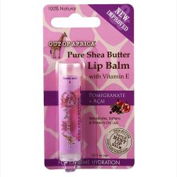 Lip Balm, Pure Shea Butter, Pomegranate + Acai (4 g)