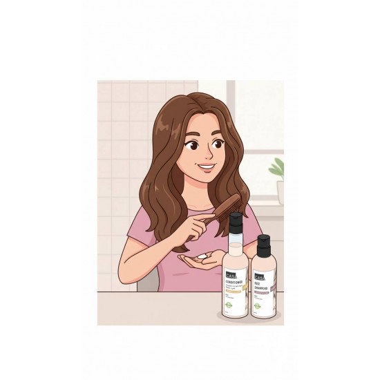 بلسم بخلاصة الأرز الطبيعي من كازا – ٥٠٠ مل