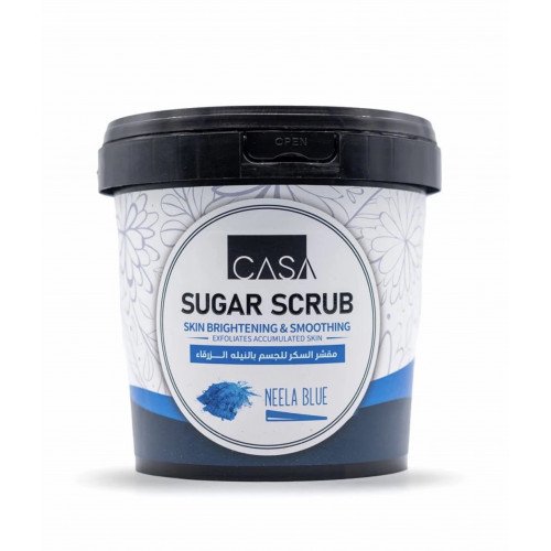مقشر الجسم بالسكر "نيلا بلو" من كازا - ٦٠٠ جم