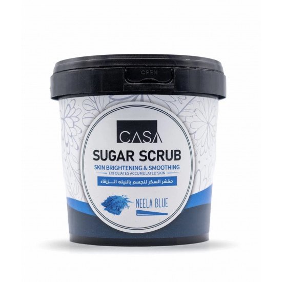 مقشر الجسم بالسكر "نيلا بلو" من كازا - ٦٠٠ جم