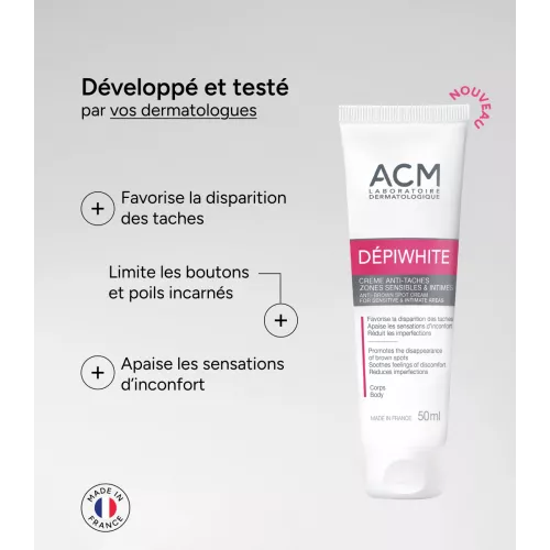 كريم إزالة البقع للمناطق الحساسة والحميمة من اي سي ام - ٥٠ مل كريم إزالة البقع للمناطق الحساسة والحميمة من اي سي ام - ٥٠ مل