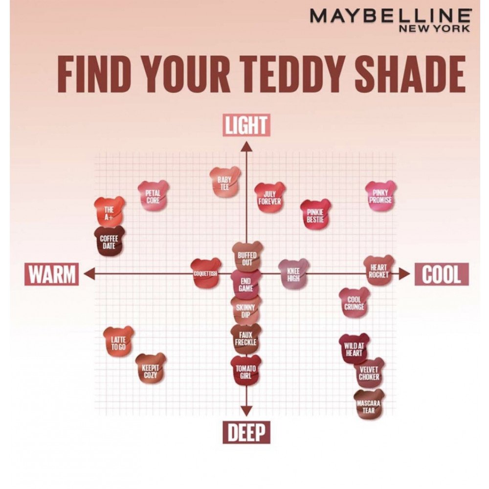 روج سائل سوبر ستاي تيدي تينت من ميبيلين - 20 روج سائل سوبر ستاي تيدي تينت من ميبيلين - 20