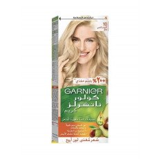 صبغة غارنييه كولر ناتشورالز صبغة شعر أشقر ثلجي فاتح 10 صبغة غارنييه كولر ناتشورالز صبغة شعر أشقر ثلجي فاتح 10
