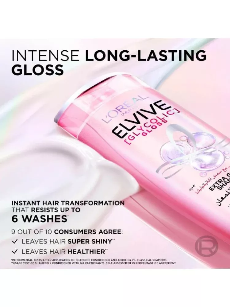 شامبو الفيف جليكوليك جلوس للشعر الباهت من لوريال باريس - 400 مل شامبو الفيف جليكوليك جلوس للشعر الباهت من لوريال باريس - 400 مل