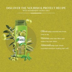 فاتيكا شامبو بالزيتون والحناء لتغذية اضافية - 200 مل فاتيكا شامبو بالزيتون والحناء لتغذية اضافية - 200 مل