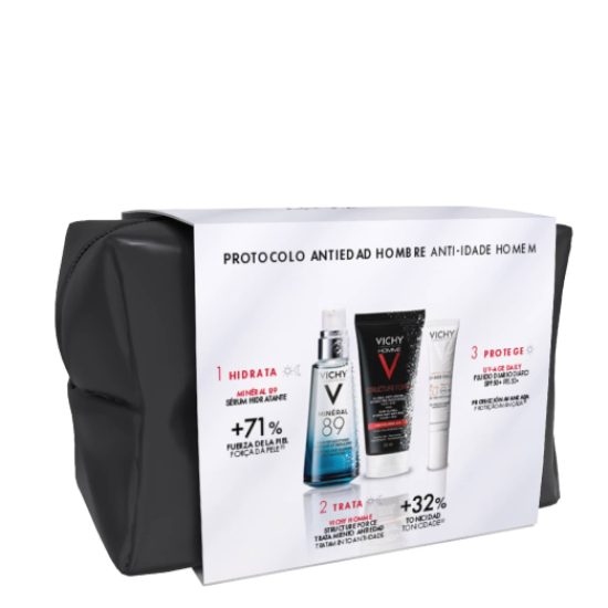 مجموعة هدايا VICHY HOMME STRUCTURE FORCE + MINÉRAL 89