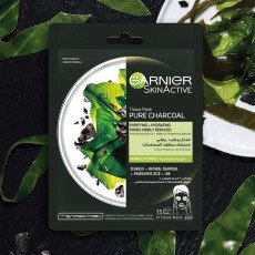 قناع بيور شاركول للوجه بخلاصة الفحم من غارنييه 28جم