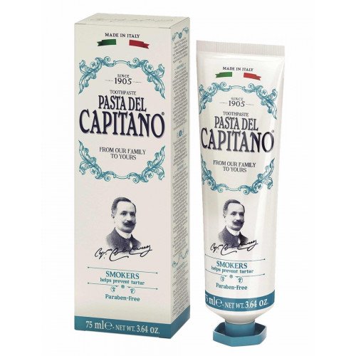 معجون أسنان باستا ديل كابيتانو - حماية التسوس 75 مل معجون أسنان باستا ديل كابيتانو - حماية التسوس 75 مل