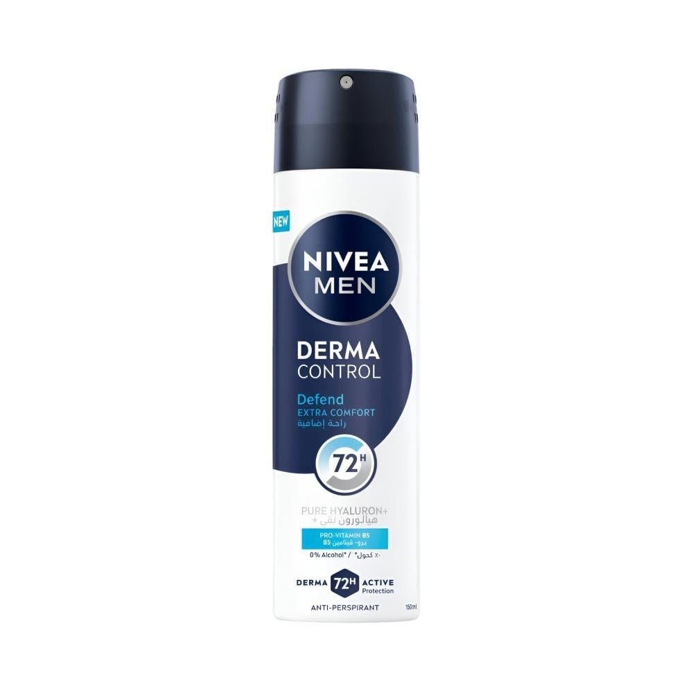 نيفيا مزيل عرق بخاخ رجالي ديرما كونترول ديفيند 150 مل