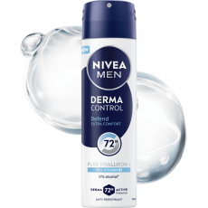 نيفيا مزيل عرق بخاخ رجالي ديرما كونترول ديفيند 150 مل