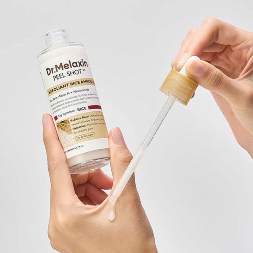 أمبول الأرز المقشر لنضارة البشرة من دكتور ميلاكسين أمبول الأرز المقشر لنضارة البشرة من دكتور ميلاكسين