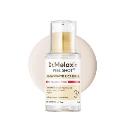 سيروم الأرز الأبيض لإشراقة مضاعفة من دكتور ميلاكسين