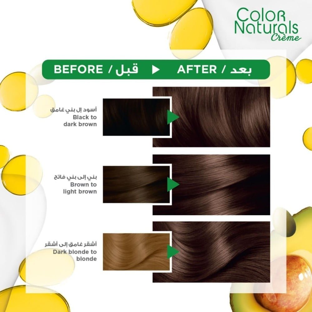 صبغة غارنييه كولور ناتشرلز (درجة 5 بني فاتح) صبغة غارنييه كولور ناتشرلز (درجة 5 بني فاتح)