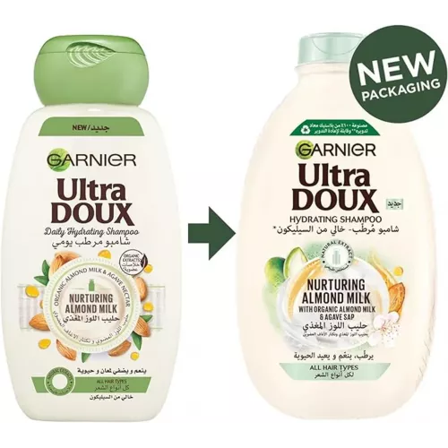 شامبو غارنييه ألترا دو بحليب اللوز المغذي - 200مل