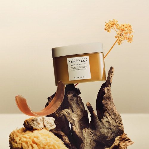 قطن (ضمادات) تنظيف وتهدئة البشرة السريع مدغشقر سنتيلا  (70 قطعة)