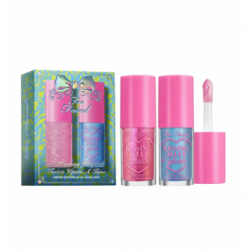 مجموعة تو فيسد- ثنائي زيت وجلوس الشفاه