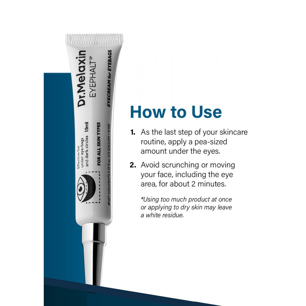 كريم تحت العين للهالات والانتفاخات دكتور ميلاكسين