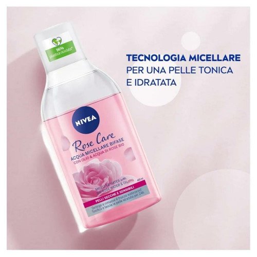 ماء ميسيلار بماء الورد لازالة المكياج من نيفيا 400مل