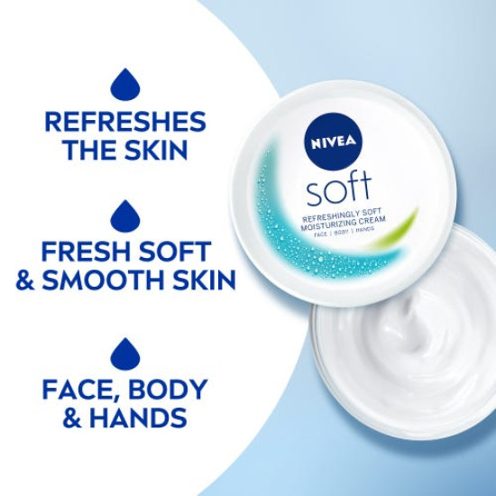 نيفيا سوفت (NIVEA Soft) - كريم الترطيب المنعش- 100مل