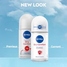 نيفيا (Dry Comfort) - مزيل عرق رول أون للحماية القصوى