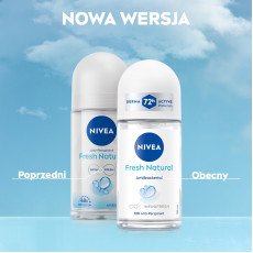 مزيل عرق رول اون فريش ناتشورال للنساء من نيفيا - 50 مل