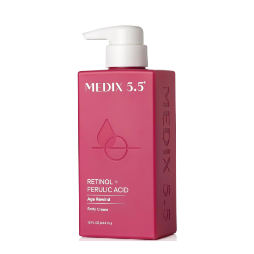 كريم الجسم ريتينول + حمض الفيروليك من ميديكس 5.5- 444 مل 
