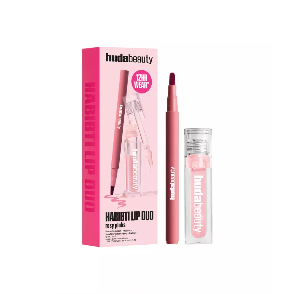 مجموعة لب ديو ROSY PINKS من هدى بيوتي