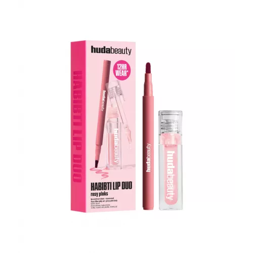 مجموعة لب ديو ROSY PINKS من هدى بيوتي