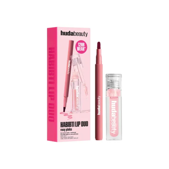 مجموعة لب ديو ROSY PINKS من هدى بيوتي