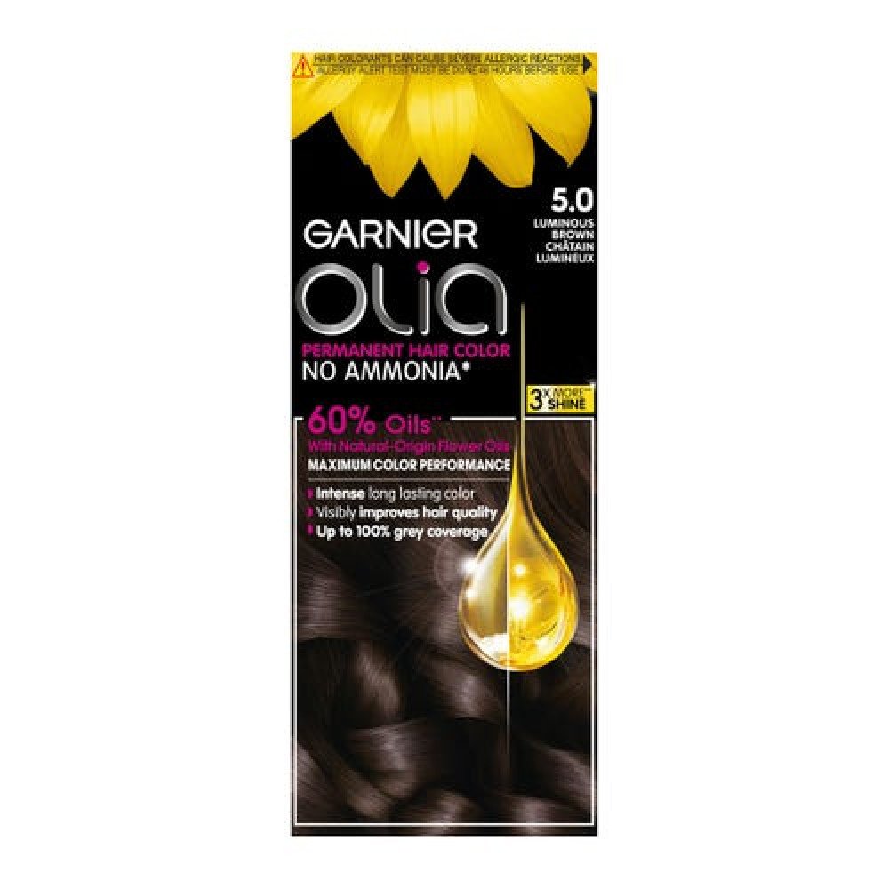 صبغة جارنييه أوليا (Garnier Olia) - بني مضيء 5.0