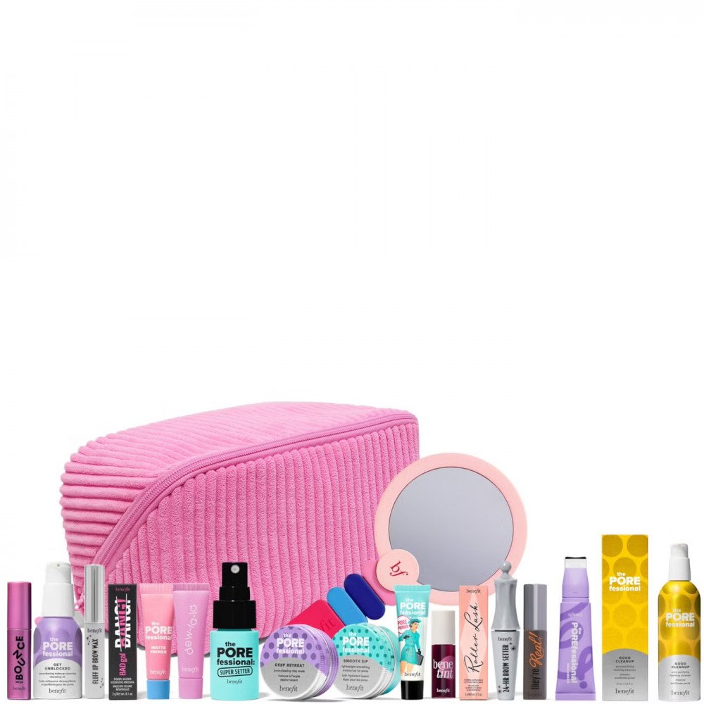 مجموعة بنفت المتكاملة (Benefit Beauty Corduroy Bag Set)