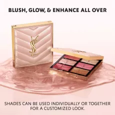 باليت بلشر وهايلايتر من سان لوران قولدن اواسيس